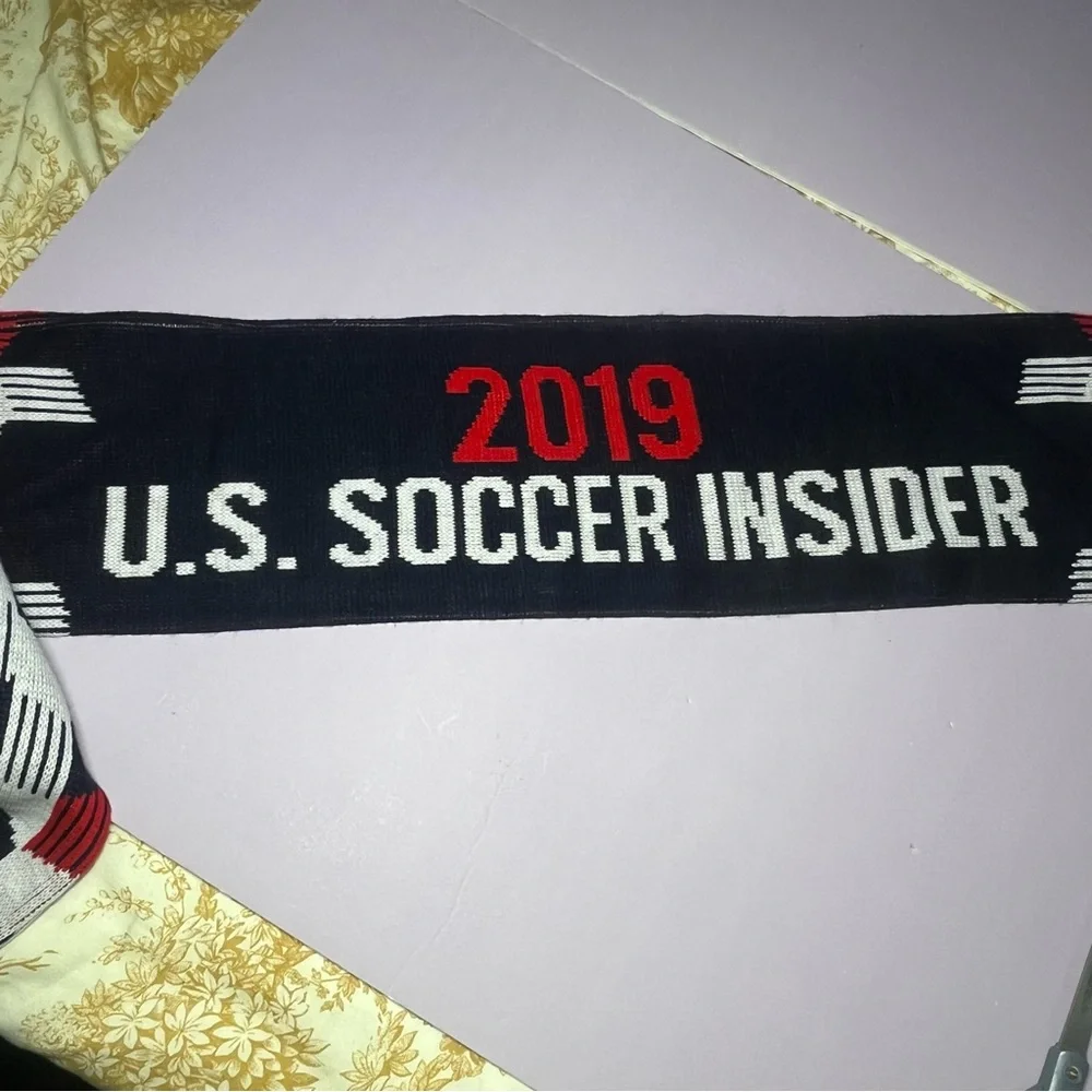 Ruffneck US Soccer Scarf Team USA Insider 2019 FIFA World Cup Red White Blue